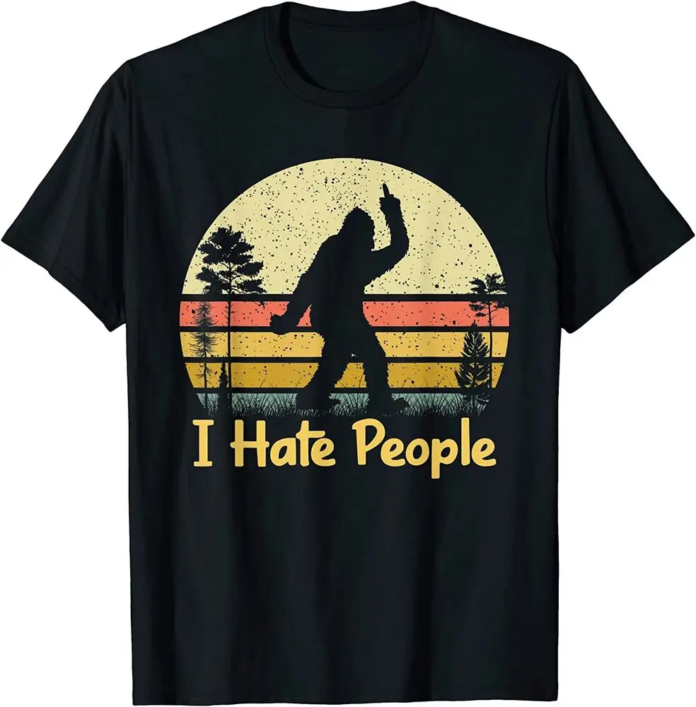 Новая ограниченная серия футболок Bigfoot Sasquatch I Hate People сделанная в USAAnime костюм из