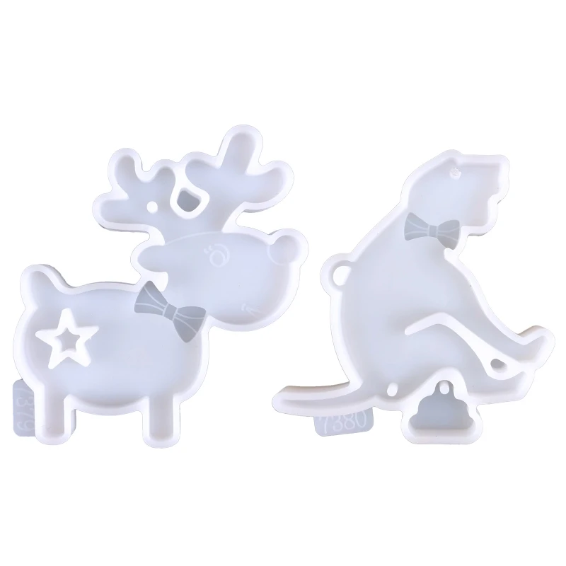 

DIY Блестящий щенок Лось настенный подвесной брелок форма подвески