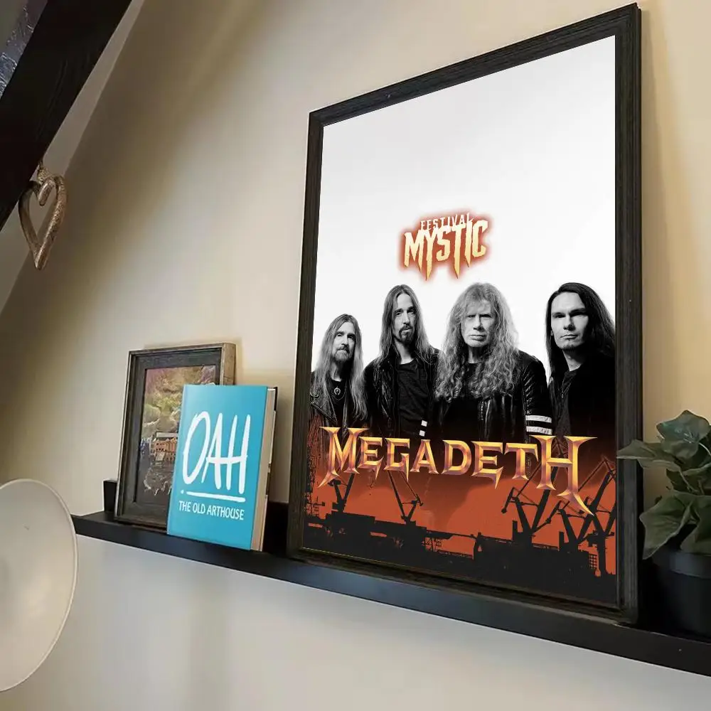 Постер Music Rock M-Megadeth, безрамный, самоклеящийся, водонепроницаемый, художественный, из бумаги, для кофейни, гостиной, бара, комнаты, на стену (art.: 3920d9e16c1fe) - 3920d9e16c1fe