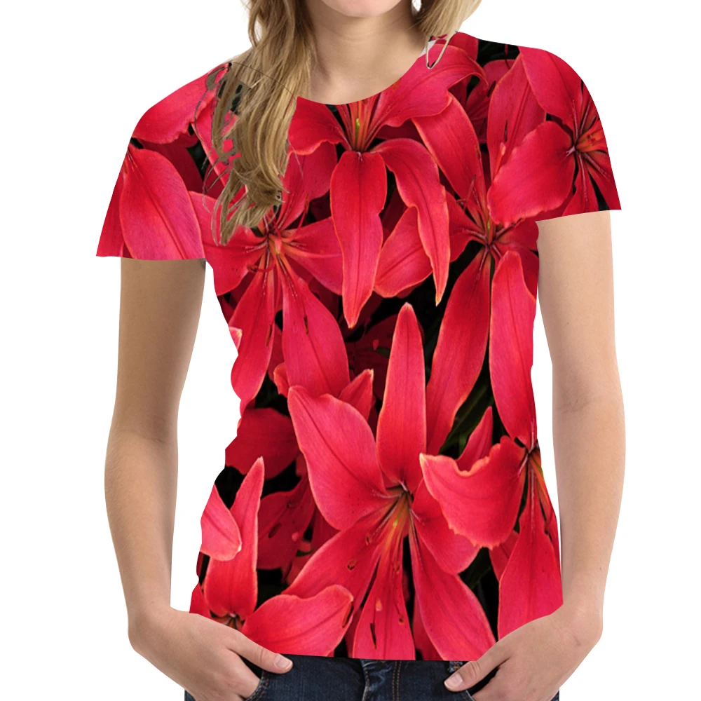 

Женская летняя футболка с коротким рукавом и круглым вырезом