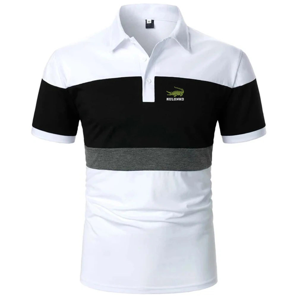 

Summer Men Fashion and Casual Short Sleeve Polo Shirt