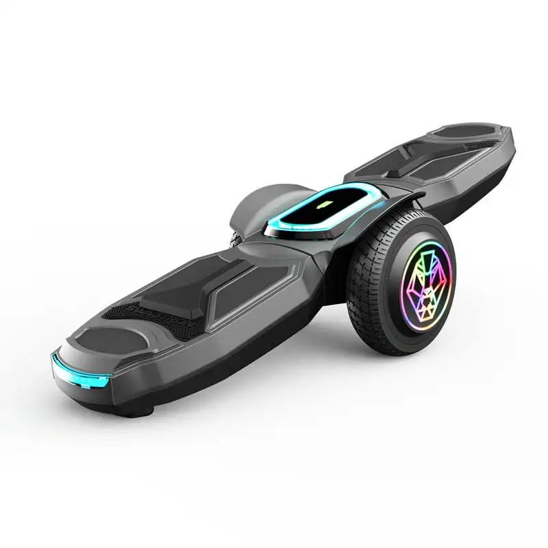 

Shuttle Zipboard Electric Skateboard 7 mph and 3-Mile Range LED Wheels Bluetooth Speaker