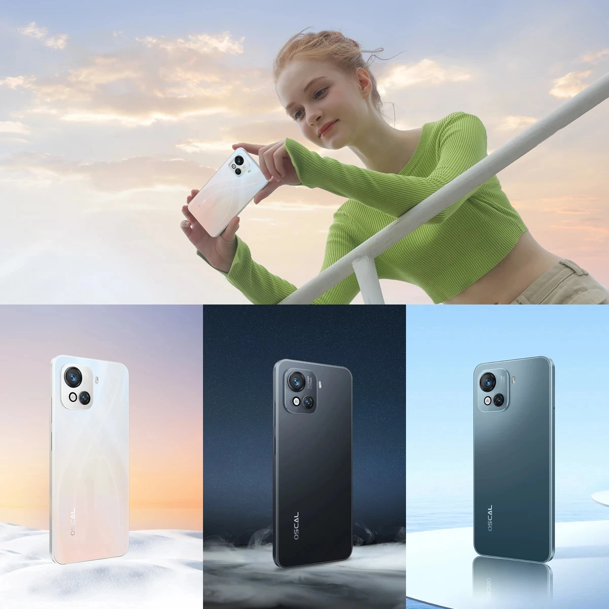 Blackview Oscal C80 8GB+128 GBCell Phone Fast Charging Phone Smartphone Octa Core Android 12 50MP Camera 5180mAh