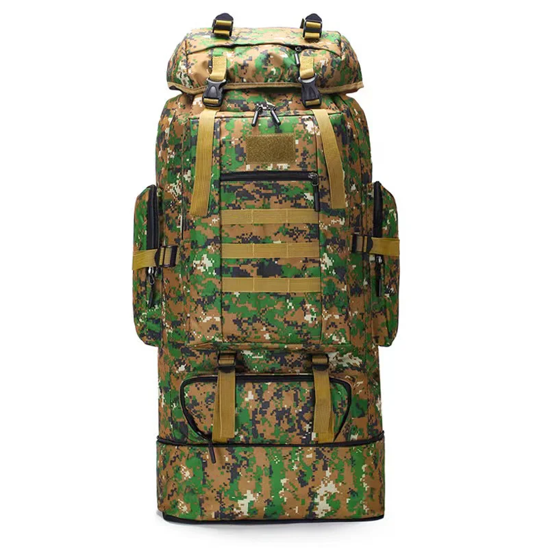 

100L Military Tactical Backpack Army Bag Hiking Outdoor Men Rucksack Camping Climbing Trekking Mountain Sports Bags XA106Y