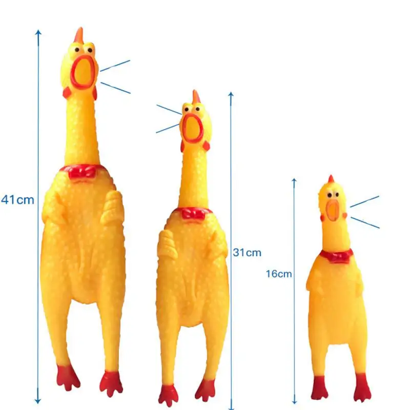 Игрушки для домашних животных кричащая курица звуковая игрушка устойчивая к