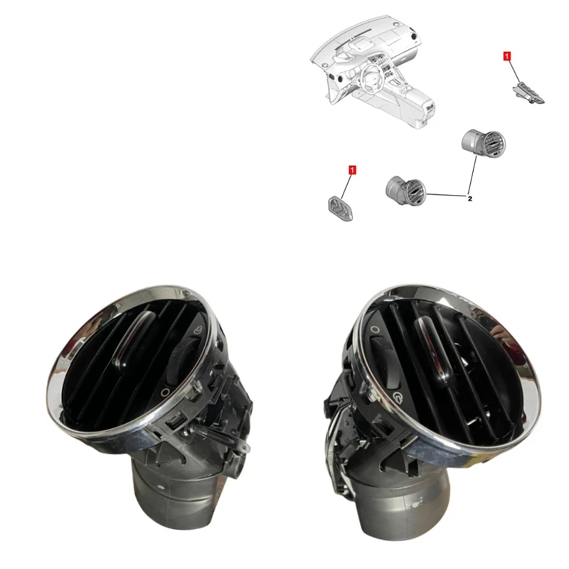 Для Peugeot 3008 2012-2019 8265CN 8265CP инструменты вентиляция выход центрального кондиционера