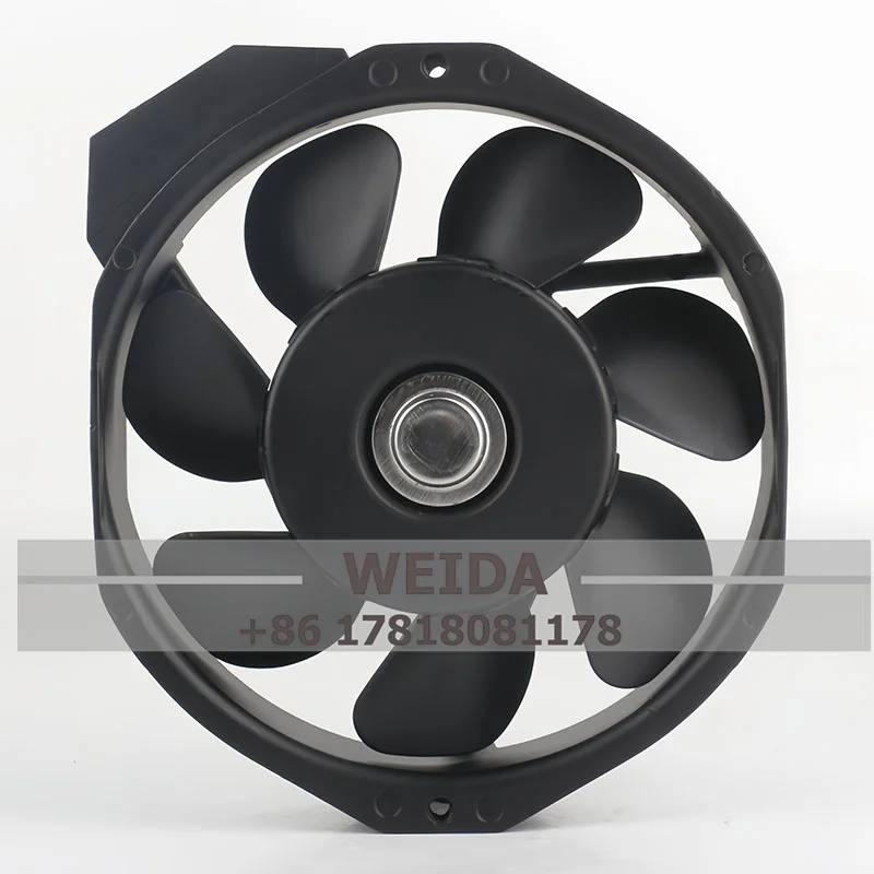 Фото NMB 5915PC-20W-B20-S11 172X150X38 мм 200/240 В переменного тока 0,18 А 176,5 куб. футов в минуту Осевой вентилятор охлаждения с металлическими листьями №3