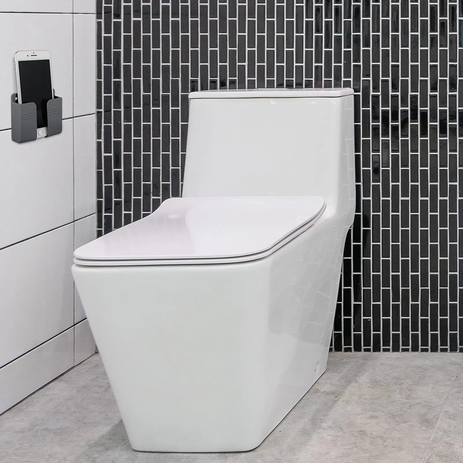 wall mounted organizer storage box mobile phone charging remote control bedside holder container living room kitchen storage free global shipping