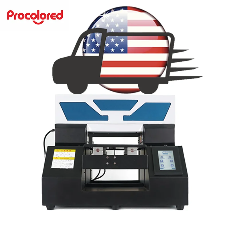 

Free shipping to USA plastic smart card phone case A4 uv flatbed printer