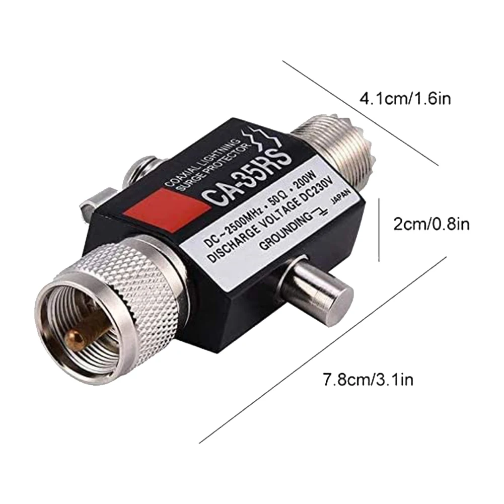 Коаксиальный предохранитель UHF от перенапряжения штекер-гнездо увч разъем