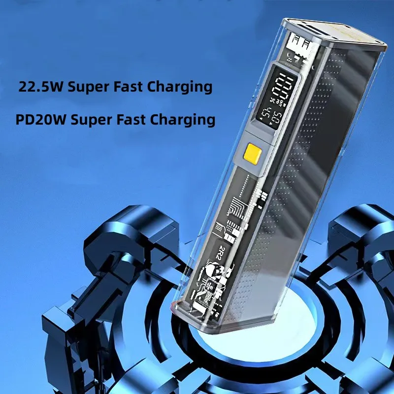 

Внешний аккумулятор в стиле панк, 20000 мАч, PD22.5W