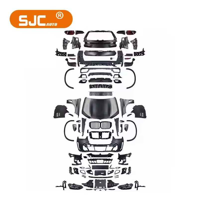Комплект кузова SJC для BMW X5 E70 2008-2013 модифицированный G05 X5M MT Style Bodykit передний и