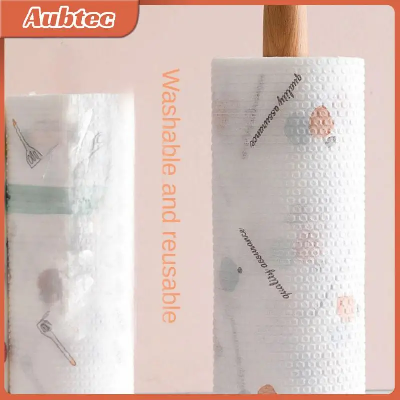 

Universal Lazy Rags Wet And Dry Home Cleaning Wash Cloth Oil Absorbing Water Absorbing Kitchen Dishcloths Polyester 50/100pcs