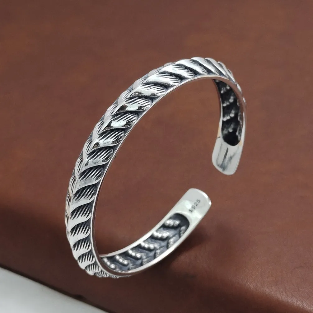 Seiko потертые мастерские серебряные украшения s925 стерлингового серебра