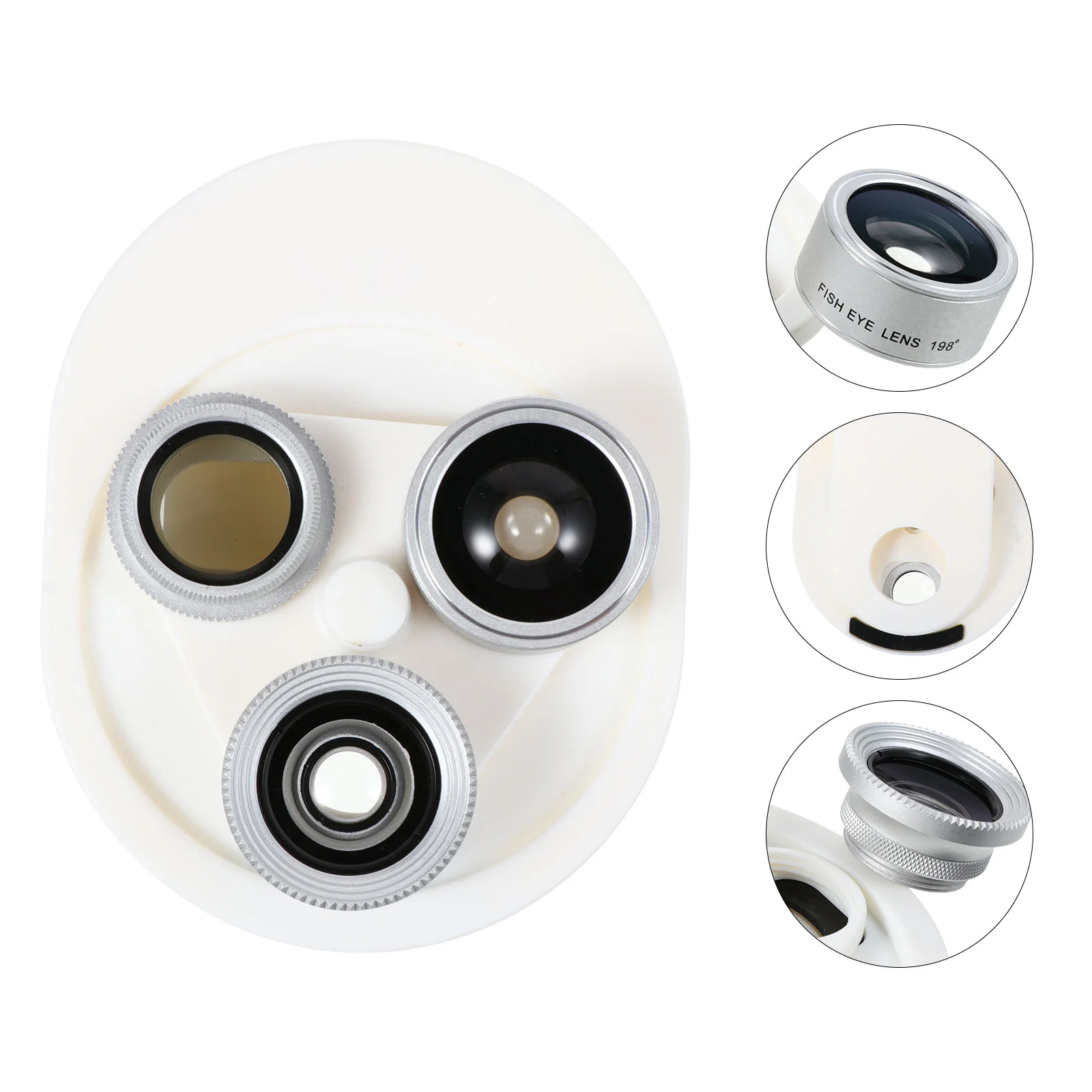 

Lens Rotate Phone Camera Man Cell Attachments Aluminum Alloy Professional