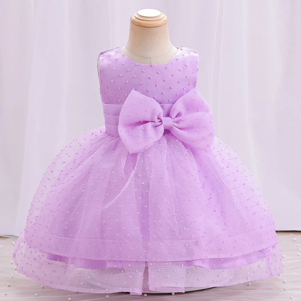 

Girls Party Dresses 3 Colors 70cm-100cm Children Dress Birthday Wedding Piano Show Gauze Princess Ball Gown