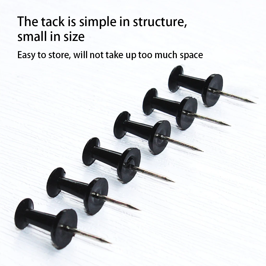

100pcs Needle Pin Push Tool Tacks Board Photo Bulletin Board Frame Link Gadgets Tools Hard Widely Hand Wall Office