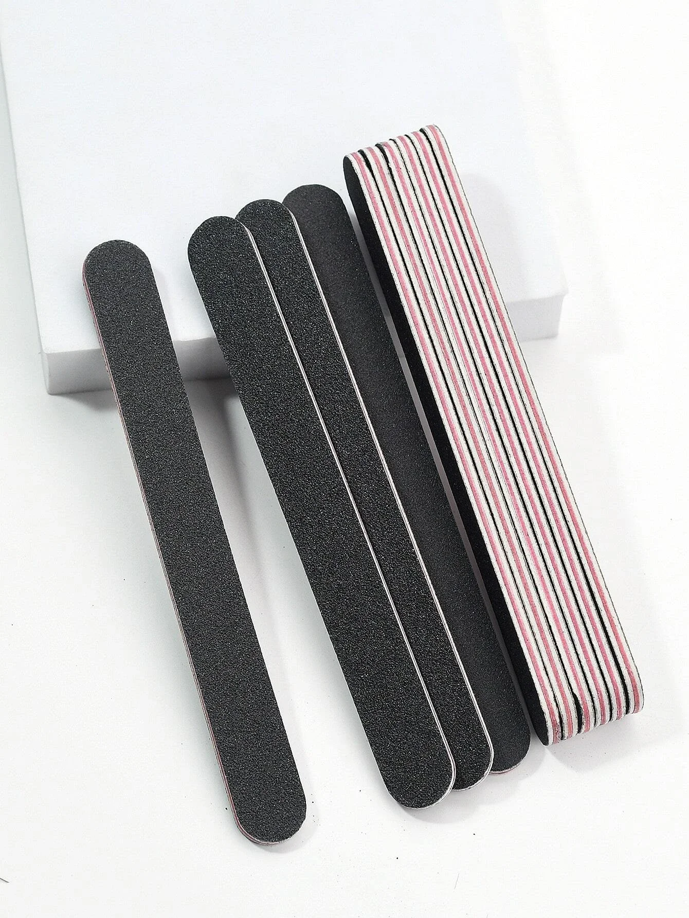 10 шт. пилочки для ногтей двухсторонняя наждачная доска моющиеся наждачные доски