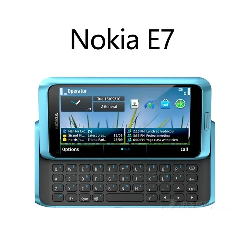 Original Nokia E7 3G Phone CPU ARM11 Battery capacity 1200mAh Used phone