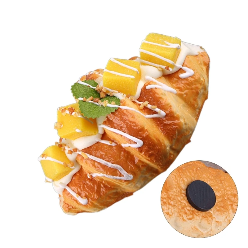 Имитация круассанов пищевая игрушка для украшения реквизит фотосъемки