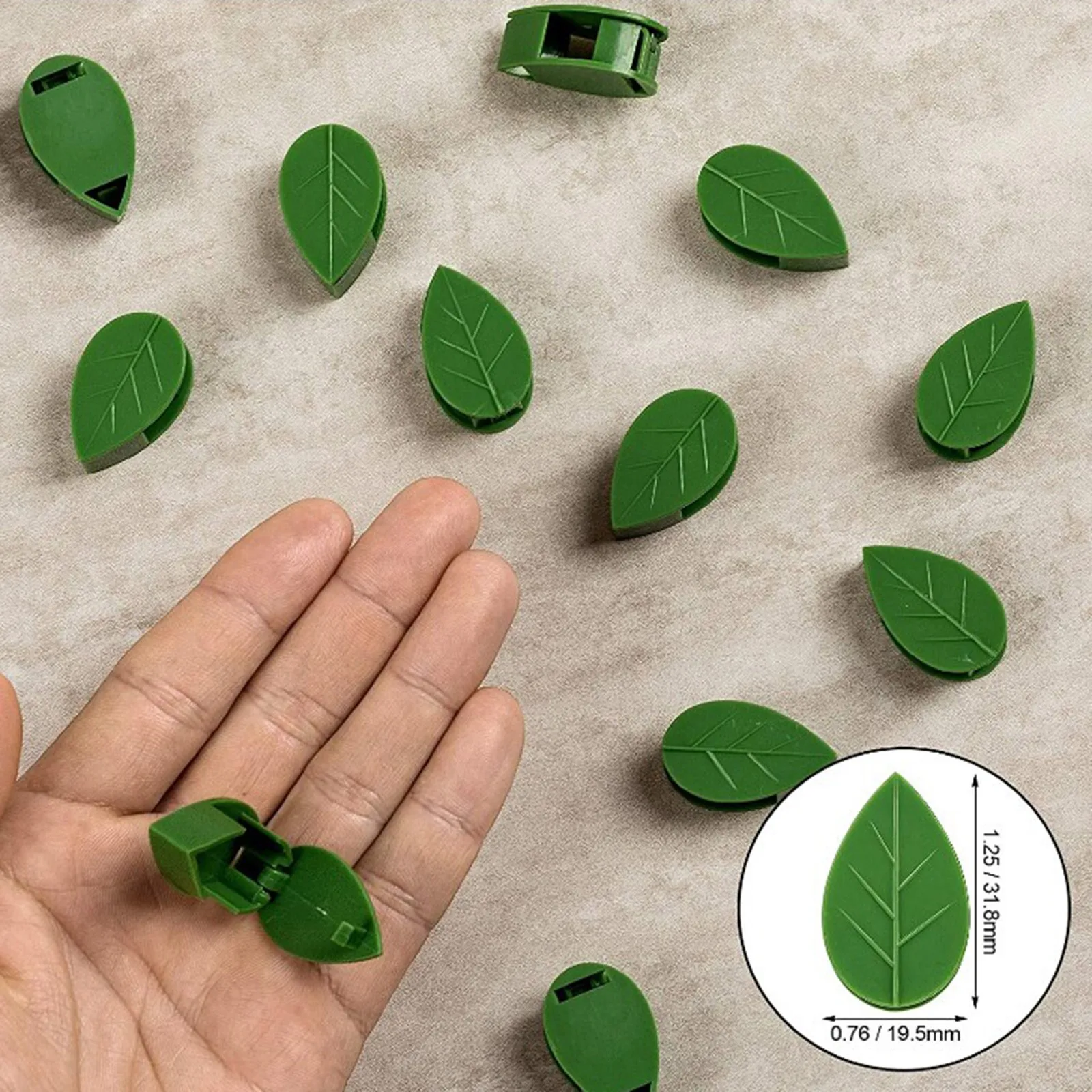 

10/20/50PC Invisible Plant Climbing Wall Fixture Rattan Vine Bracket Fixed Buckle Leaf Clips Traction Holder Garden Garden Hook