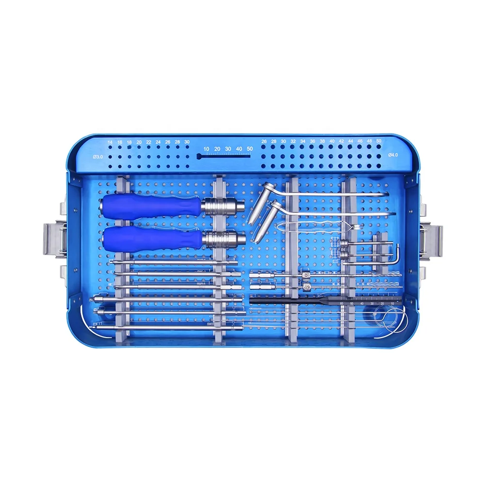 

Excellent Quality Instrument Orthopedic Herbert Screw Instrument Set Surgical Trauma Plate Instrument Set