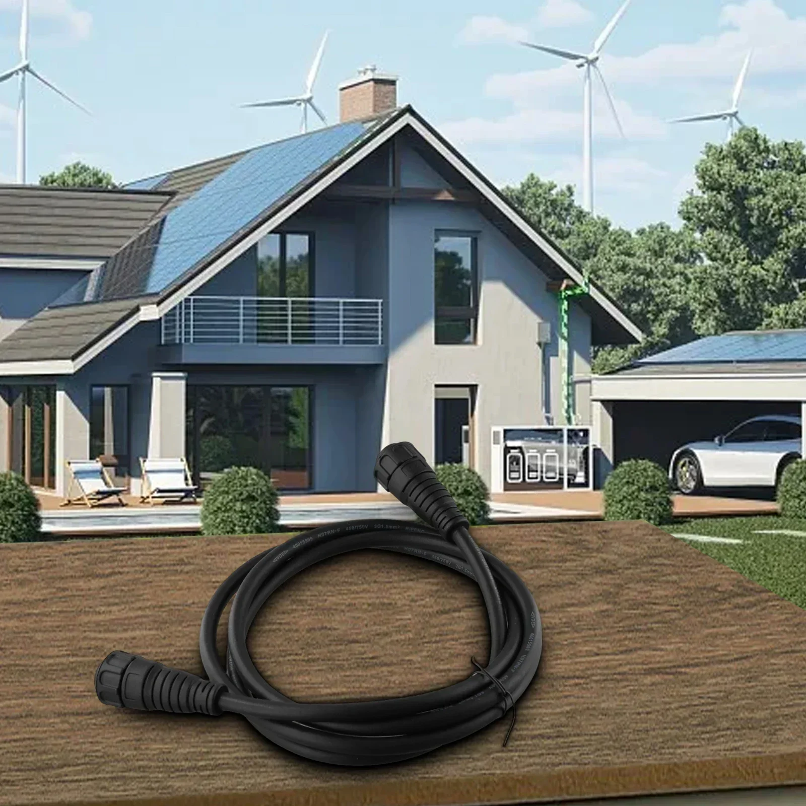 Функциональный высококачественный инвертор кабеля переменного тока. Отличное