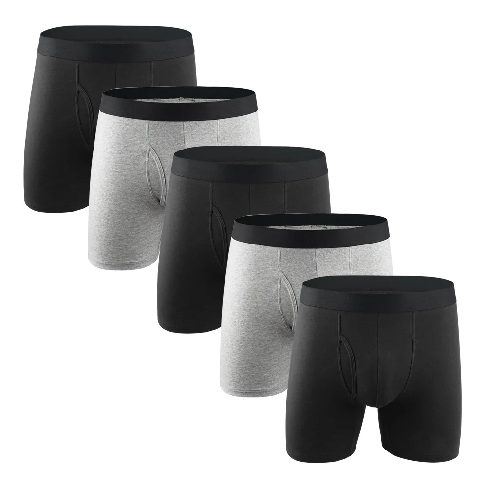 8PCS/LOT Men Underwear Boxers Long Men's Clothing Men Shorts Cotton Man Panties Boxershorts boxer hombre ropa interior hombre
