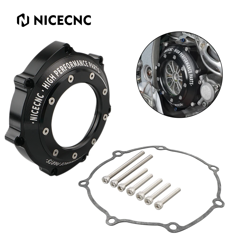 NiceCNC ATV için temizle debriyaj kapağı koruyucu güvenlik YFZ450 2006-2009 YFZ450R 2009-2022 2017 2020 YFZ 450R 450 R aksesuarları parçaları