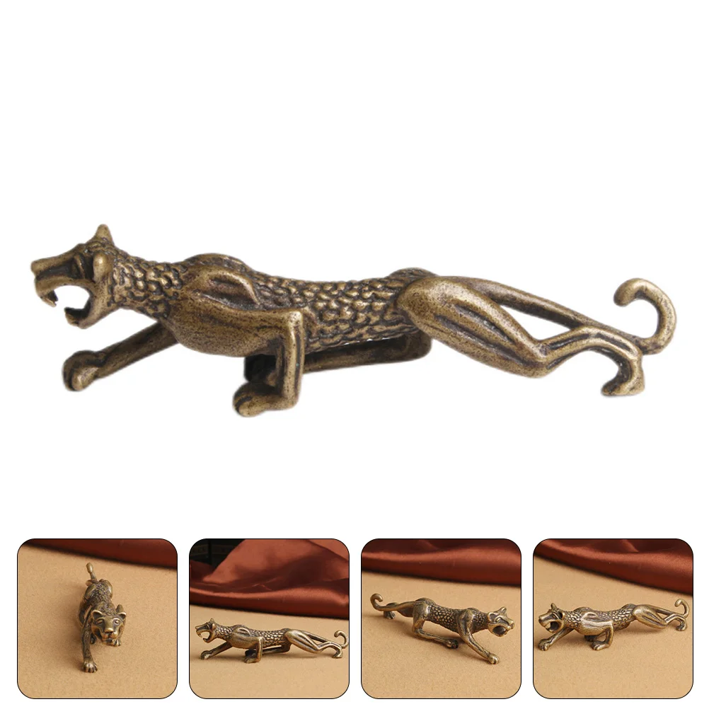 

Brass Animal Decoration Ornament Figurine Sculpture Statue Feng Pet Attract Shui Good Tea Luck Flowerpot Wealth Retro Interior