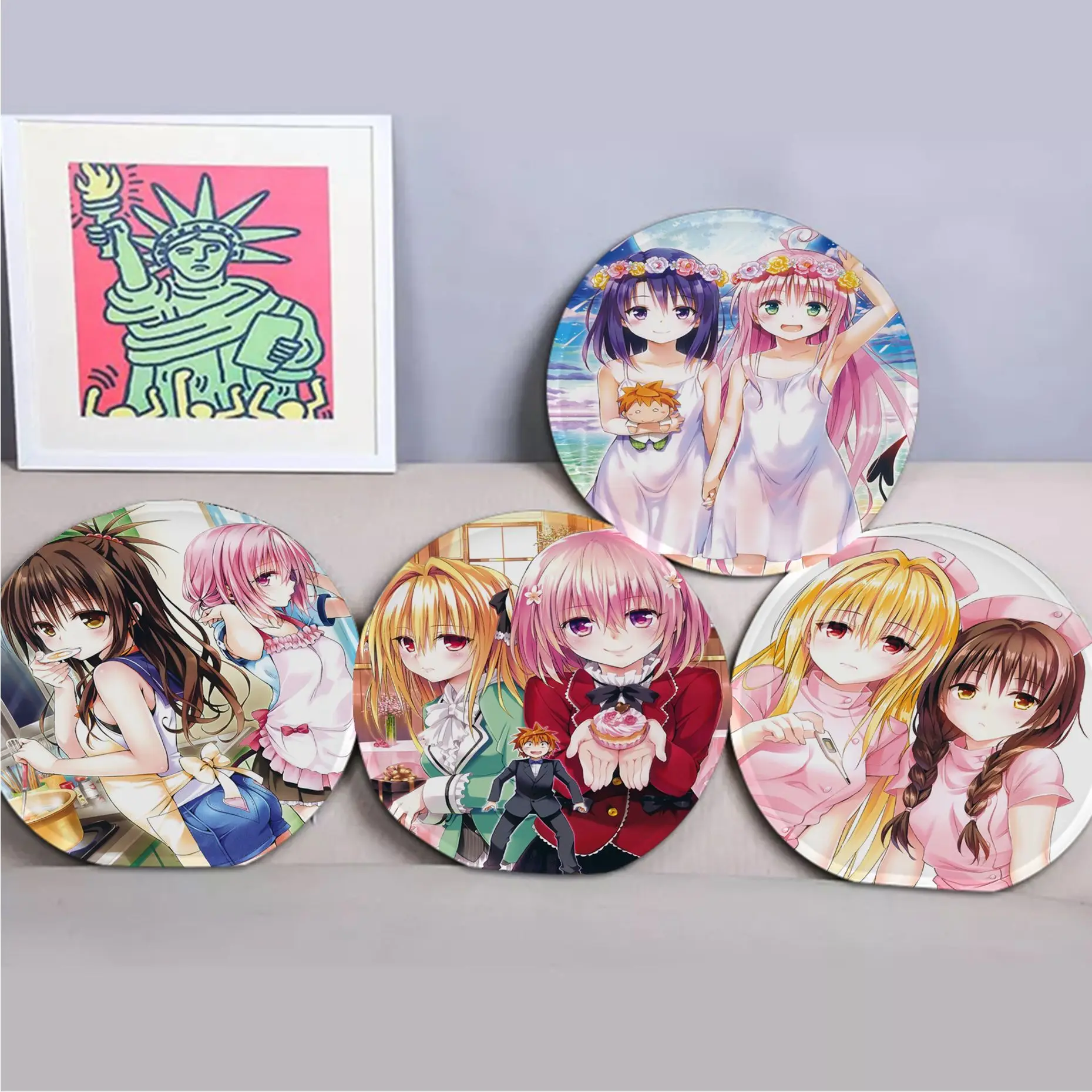 

To Love Ru Nordic Printing Meditation Cushion Stool Pad Dining Chair Tatami Seat Cushion Anti-Slip Seat Mat
