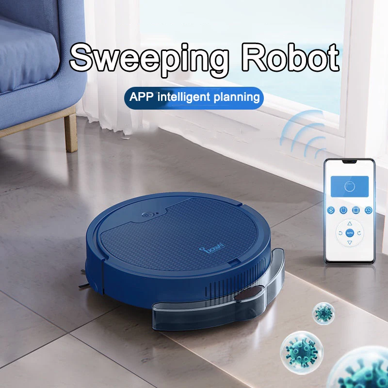 

BowAI OB8S Vacuum Cleaner APP Remote Automatic Control Sweeping Robot with Water Tank Sweep and Wet Mopping Vacuum Cleaning Mute