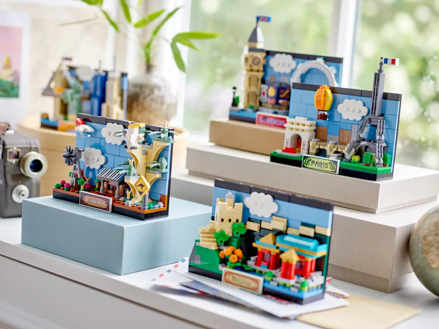 Набор австралийской открытки LEGO Creator 40651, Детский набор для  строительства, подарок на день рождения, Рождество, Новый Год, 191pzs |  AliExpress