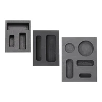 3pcs graphite ingot mold furnace casting smelting gold and silver or other metal smelting tools