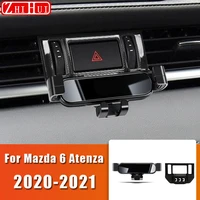 car mobile phone holder for mazda 3 axela 2014 2021 6 atenza 2013 2021 air vent mount gravity bracket stand auto accessories