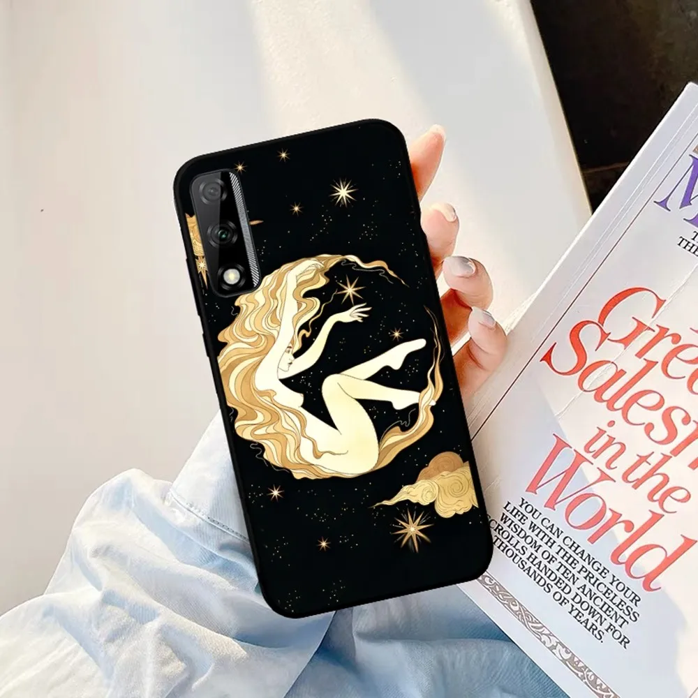 Чехол для телефона Witches Moon Tarot Mystery Totem Huawei Y9 6 7 5 Prime Enjoy 7s 8 plus 7a 9e 9plus 8E Lite Psmart Shell