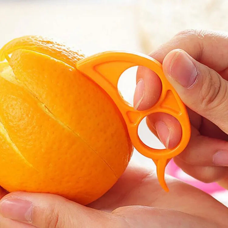 

1pcs/3pcs Mini Orange Peelers Lemons Orange Citrus Opener Peeler Remover Slicer Cutter Quickly Stripping Handheld Kitchen Tool