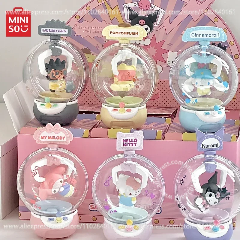 Sanrio Claw Machine слепая коробка Kawaii декоративный орнамент настольная коллекционная