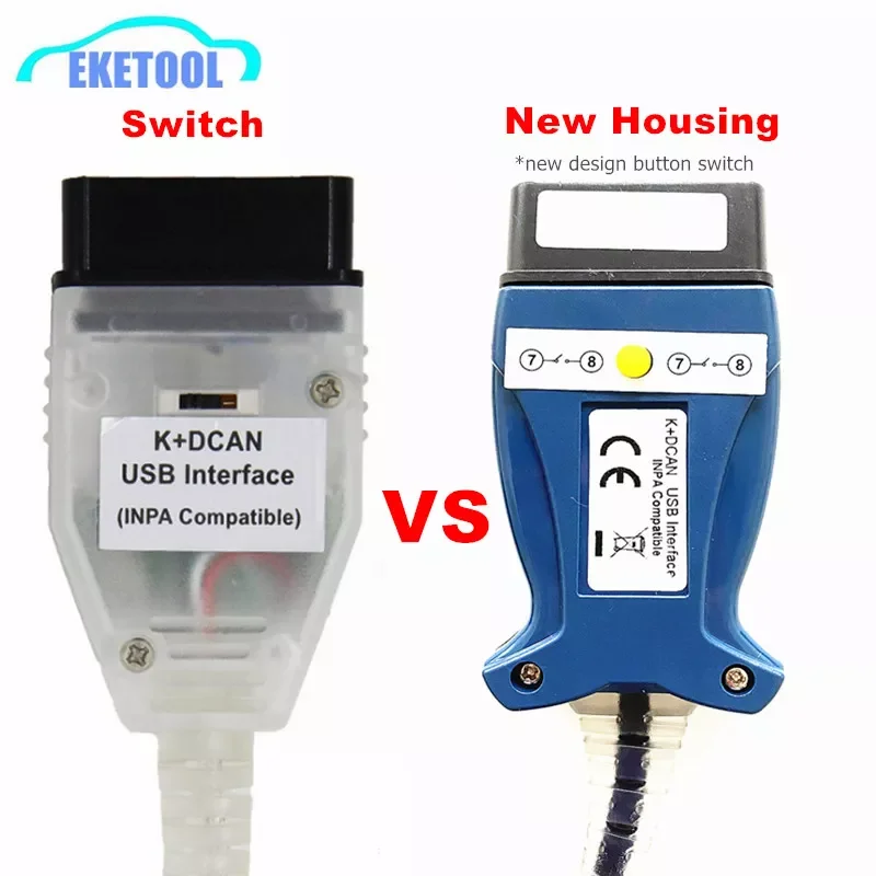 Полный чип лучшего качества для BMW INPA K DCAN + CAN FTDI USB диагностический интерфейс
