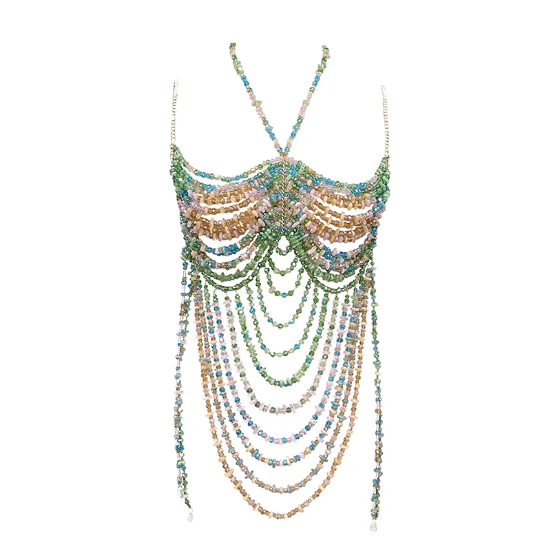 YOUR BUMP CURVE блестящий нерегулярный акриловый прозрачный полый бюстгальтер с