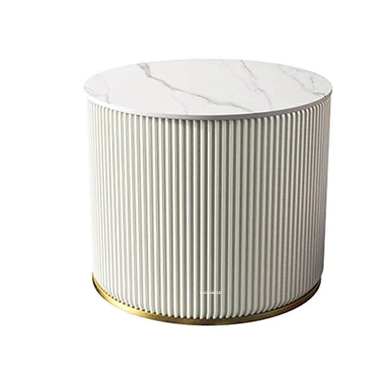 Бытовые круглые журнальные столики для балкона из скандинавского сланца мебель