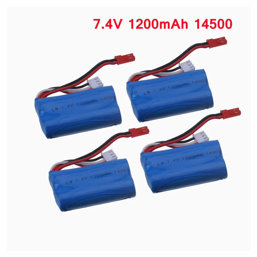 Литий-ионный Аккумулятор 7 4 в 1200 мА/ч 14500 для Syma F1 BR6802 HJ370 W608-7 YD712 YD921 запчасти