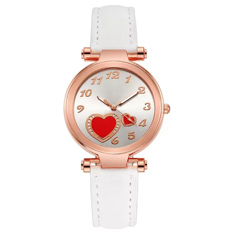 

Luxury Women Watches Love Watch Heart Ladies Watch Wristwatches Leather Bracelet Woman Watch Bracelet Montre Femme Reloj Mujer