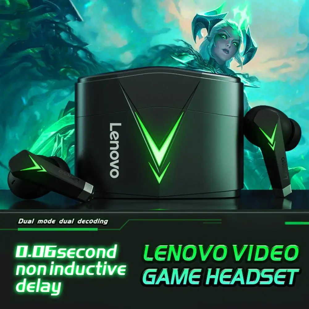 

Bluetooth-compatible Earphone In-ear Noise Reduction Low Latency Stereo Sound Wireless Earbud for E-sport
