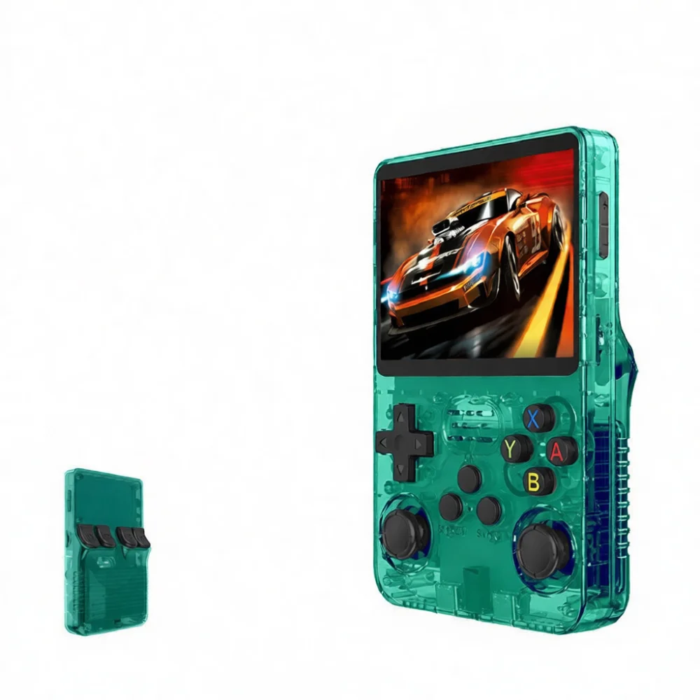 Фото Игровая консоль R36S, портативный ретро-эмулятор, портативный HD 3D-экран, четырехъядерный процессор, открытый исходный код Linux, аркадный автомат. №2