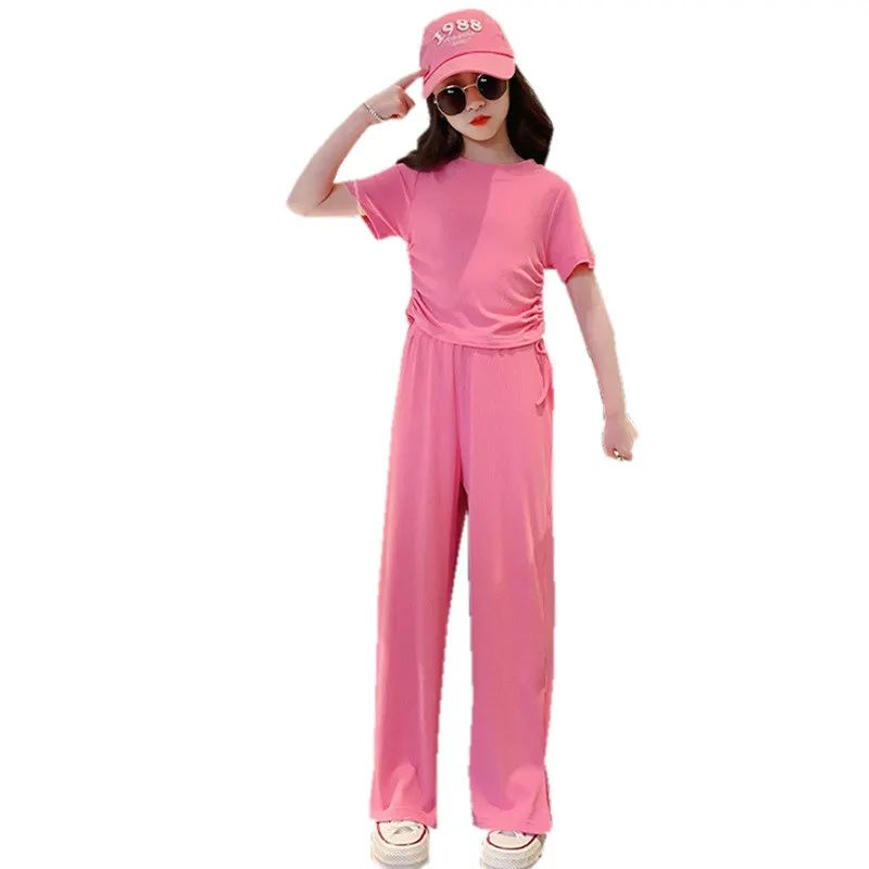 

Детский спортивный костюм с коротким рукавом, на возраст 5-14 лет