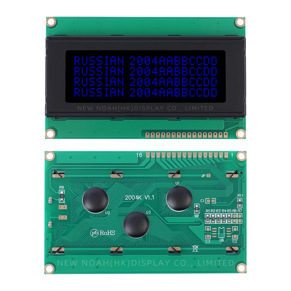 Русский BTN черный пленочный синий 2004K жидкокристаллический дисплей 4*20 4X20 ST7066U