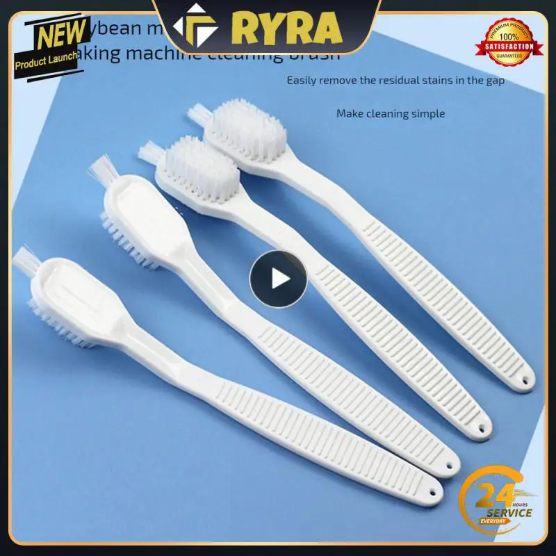 

Щетка с длинной ручкой, нейлоновая многогранная щетка для чистки соевого молока, нейлоновая щетка, щетка для чистки кухни, щетка для чистки с белыми чашками