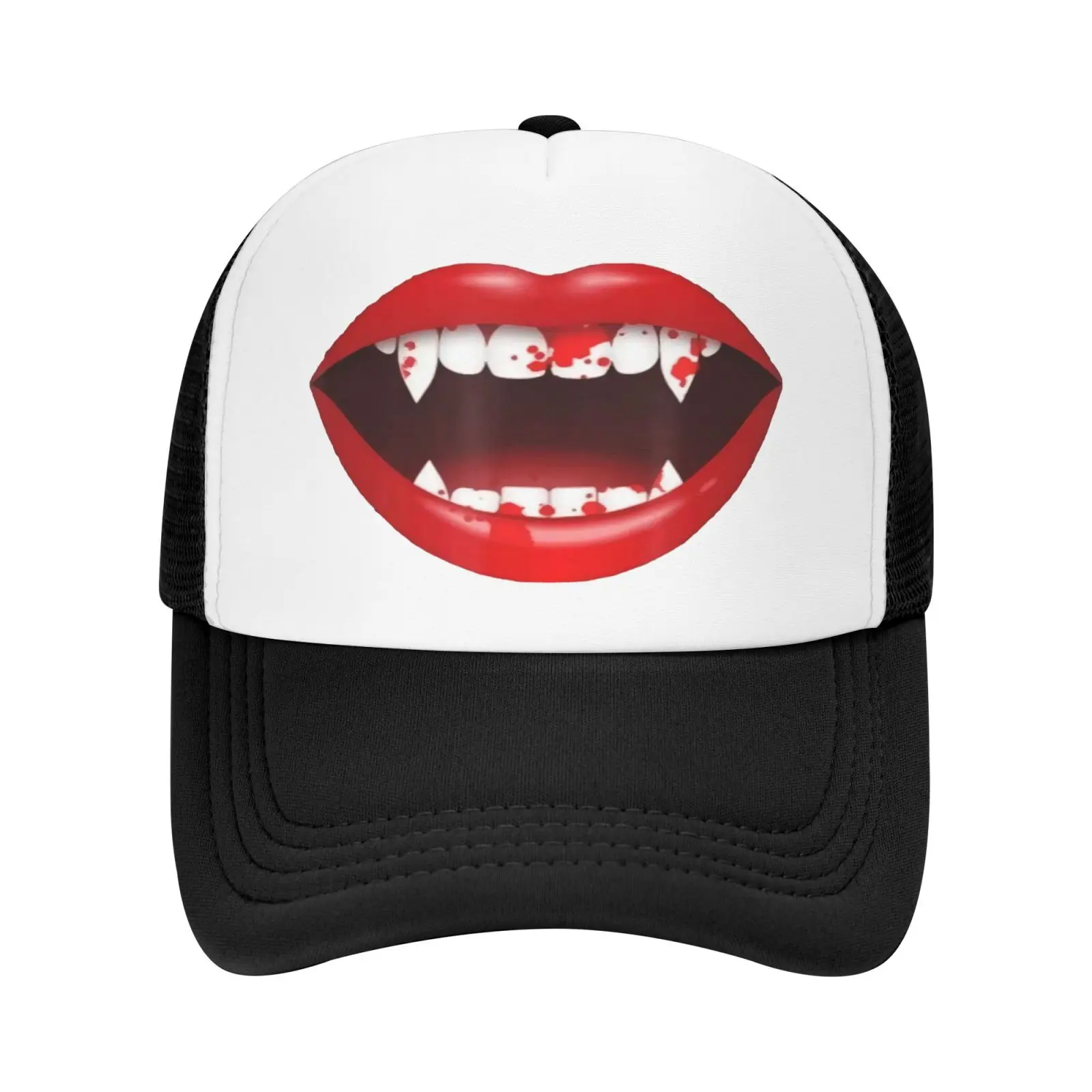 

Vampire Mouth Scary Dracula Costume Cap Men Cap Men Cap Women's Winter Hats 2022 Caps Cap Women's Summer Hat Hats Man Hat Male