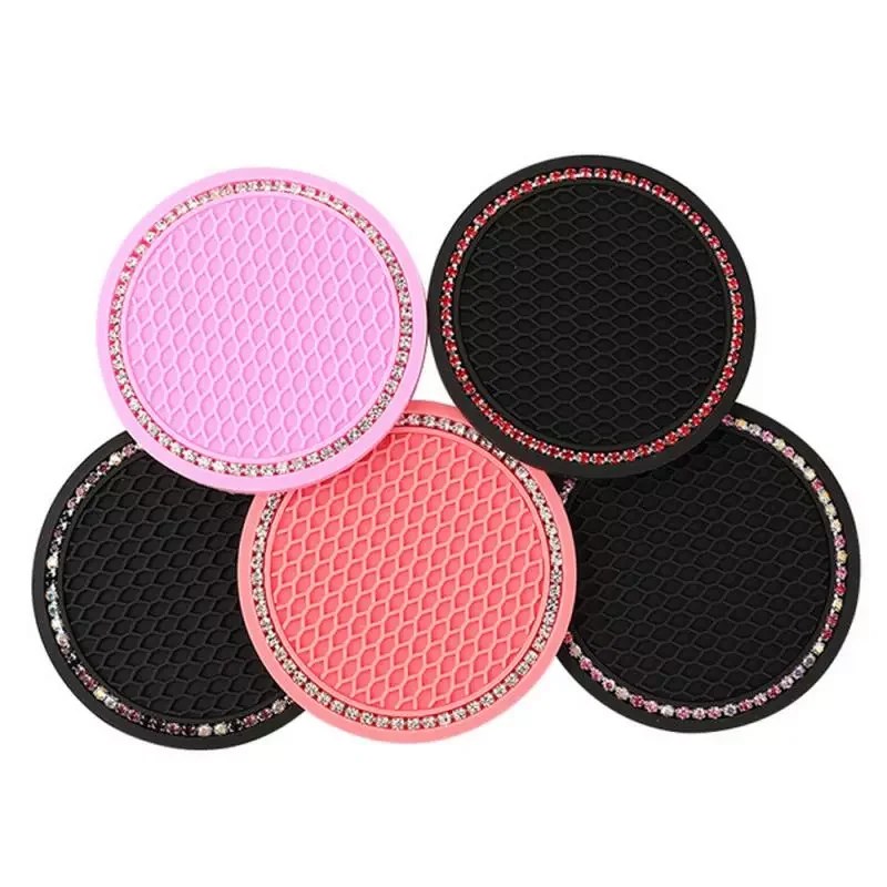 

Car Water Cup Bottle Holder Anti-slip Mat Pad Silica Gel Non-slip Car Mat For Mini Cooper For Alfa Romeo Car Interior